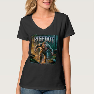 Camiseta Pigfoot Fotografia Combo Criatura Engraçada