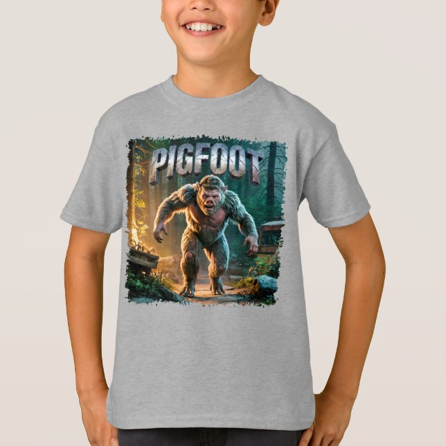 Camiseta Pigfoot Fotografia Combo Criatura Engraçada (Frente)