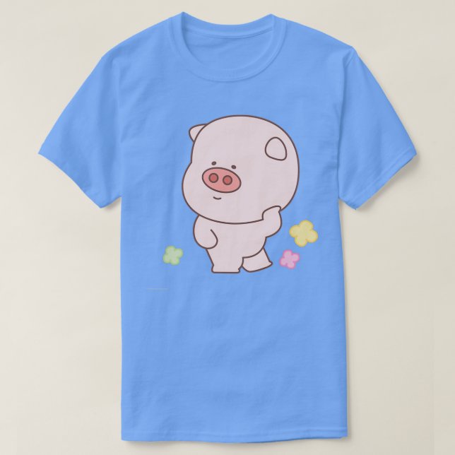 Camiseta Piggly Wiggly the Chubby Pig (6) (Frente do Design)