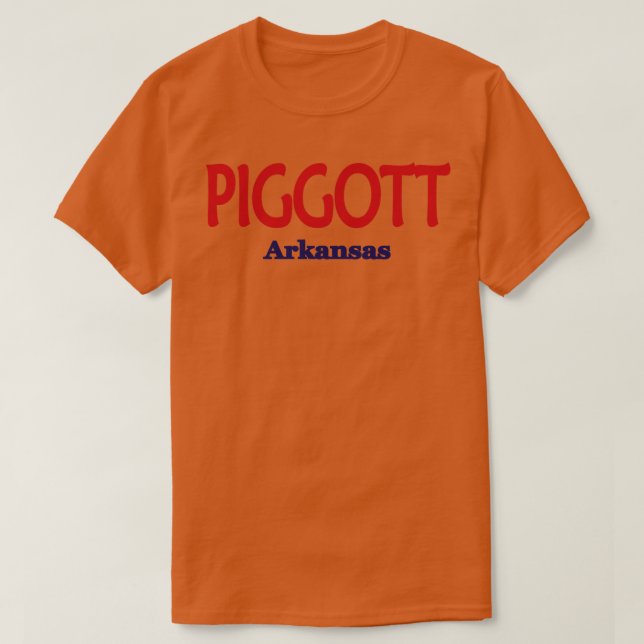 Camiseta Piggott Arkansas TShirt (Frente do Design)