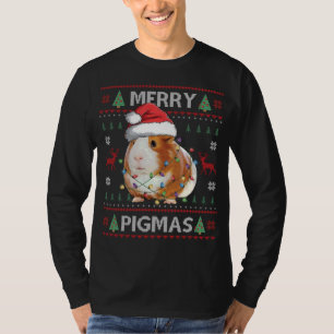 Camiseta Pigmas de Feliz de docinho de Natal feio