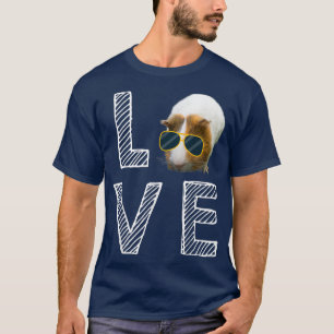 Camiseta Pigres De Guiné Amar Roupa Para Sobremesa De Suíno