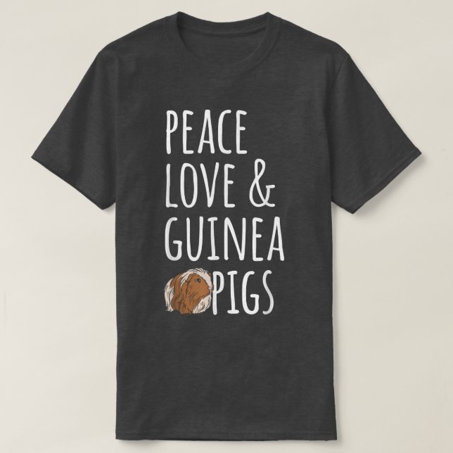 Camiseta Pigs de Paz e Guiné (Frente do Design)