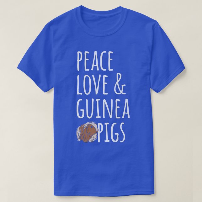 Camiseta Pigs de Paz e Guiné (Frente do Design)