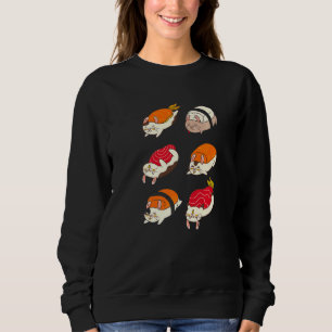 Camiseta Pigs-guineenses Estilo Sushi