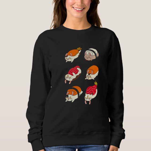 Camiseta Pigs-guineenses Estilo Sushi (Frente)