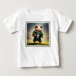 Camiseta Pigskin Prodigy: A Quarterback do Porco da Guiné