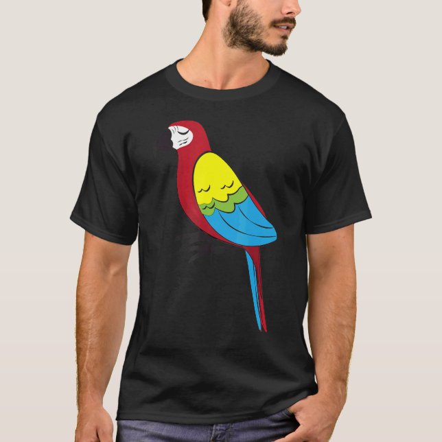 Camiseta Pijama Criança Esnooze Criança Ligeira, Parrot Son (Frente)
