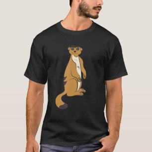 Camiseta Pijama Criança Esnooze Crianças Leves Meerkat Dorm