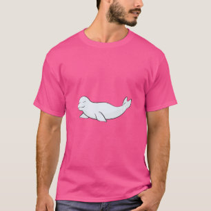 Camiseta Pijama Criança Snooze Criança Leve Beluga Dorme