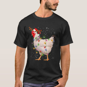 Camiseta Pijama de Luzes de Natal de Renas de Natal de Fran