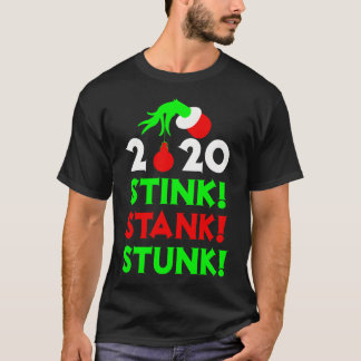 Camiseta Pijama de Natal com Pedra de Pé de 2020