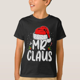 Camiseta Pijama De Natal Combinando Para Casais Mr And Mrs