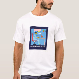 Camiseta Pijama e Paz Casa Estética Cozy