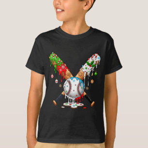 Camiseta Pijama Infantil de Natal com Gota de Sorvete e Bei