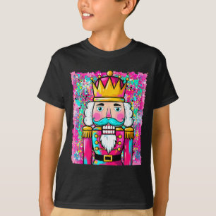 Camiseta Pijama Natalino Preppy Nutcracker Feliz Natal Mulh