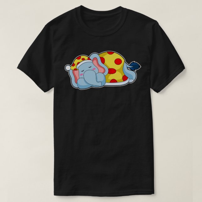 Camiseta Pijamas com Sono de Elefante (Frente do Design)