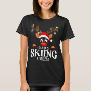 Camiseta Pijamas combinando natal divertido do renascimento