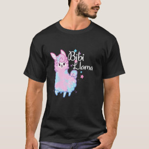 Camiseta Pijamas de Natal da Família Combinando Bibi Llama