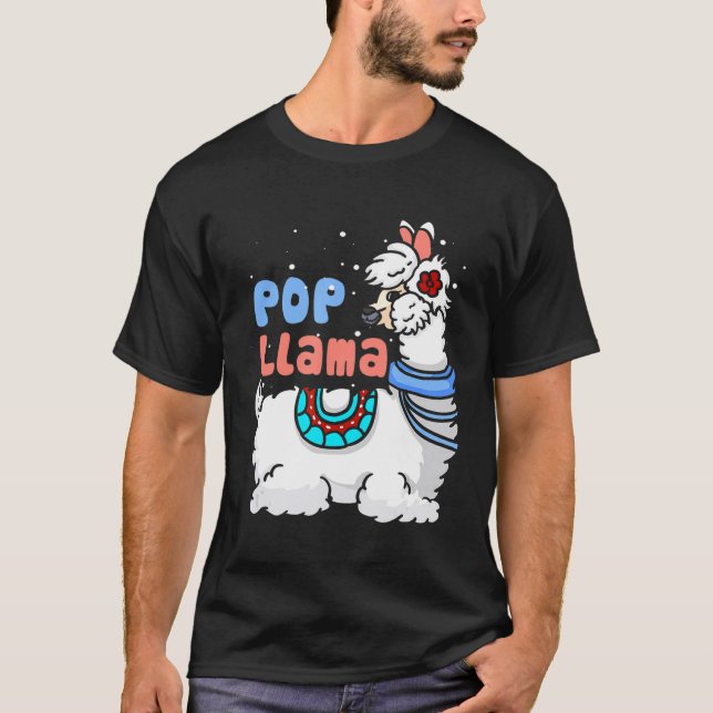 Camiseta Pijamas de Natal da Família de Combinação de pop L (Frente)