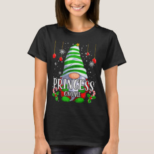 Camiseta Pijamas de Natal da Princesa Gnome Família Combina