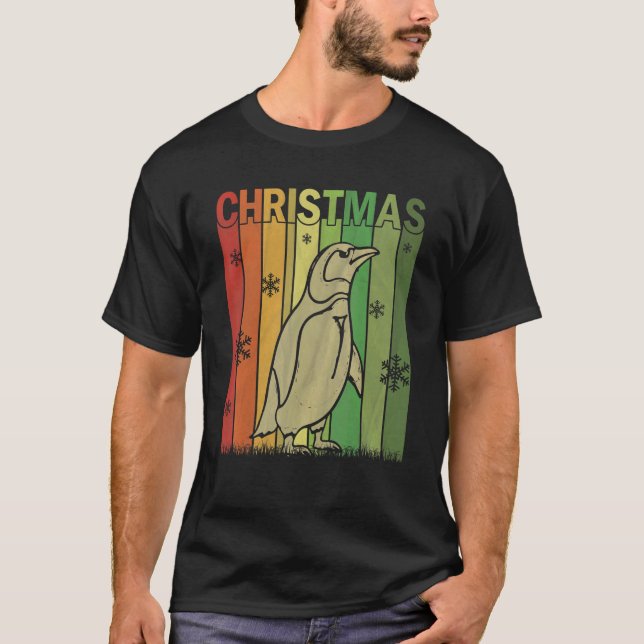 Camiseta Pijamas de Natal Familiares Correspondendo ao Retr (Frente)