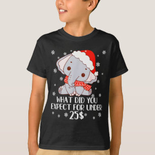 Camiseta Pijamas engraçados de elefante branco para adultos