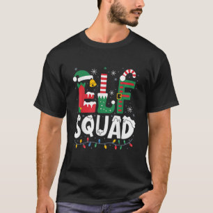 Camiseta Pijamas Natalinos Combinando Família Elfo Esquadrã