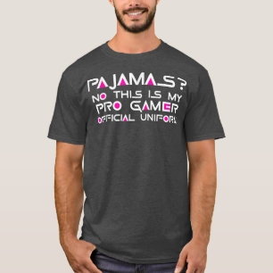 Camiseta Pijamas sem Videos games engraçados para jogadores