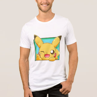 Camiseta Pikachu Piscando (pokemon)