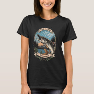 Camiseta Pike - Espírito de Pescador Viking u2013 Raid the