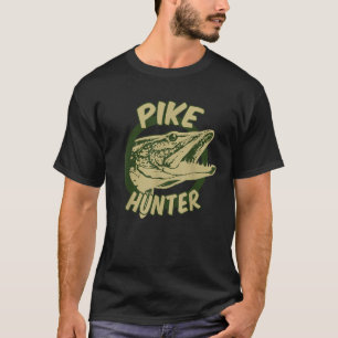 Camiseta Pike Hunter Norte Peixe-Pike Adega Presente