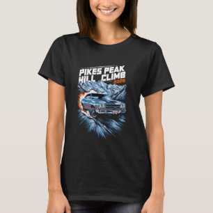 Camiseta Pikes Peak Hill Climb 2025 Funny Retro Colorado Mu