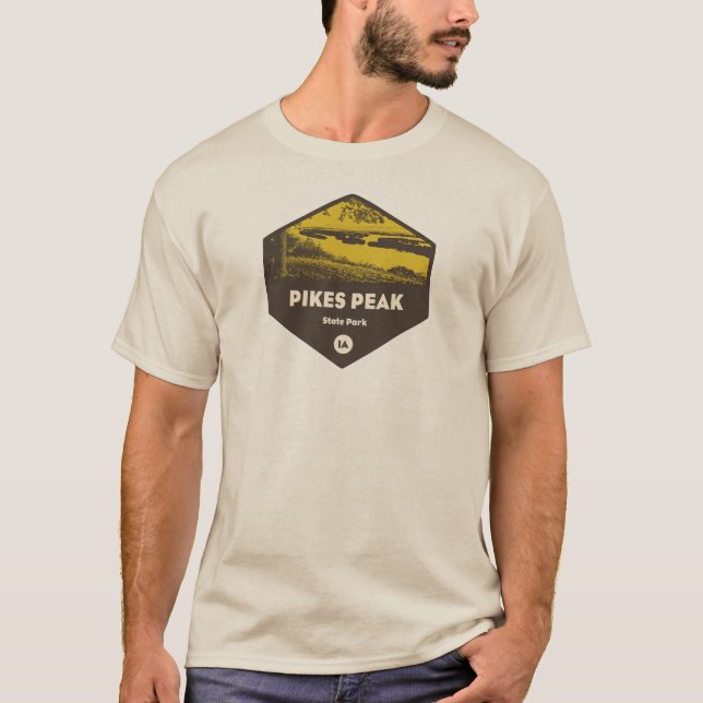 Camiseta Pikes Peak State Park Iowa (Frente)