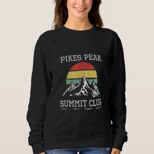 Camiseta Pikes Peak Summit Club Hike Colorado Sun
