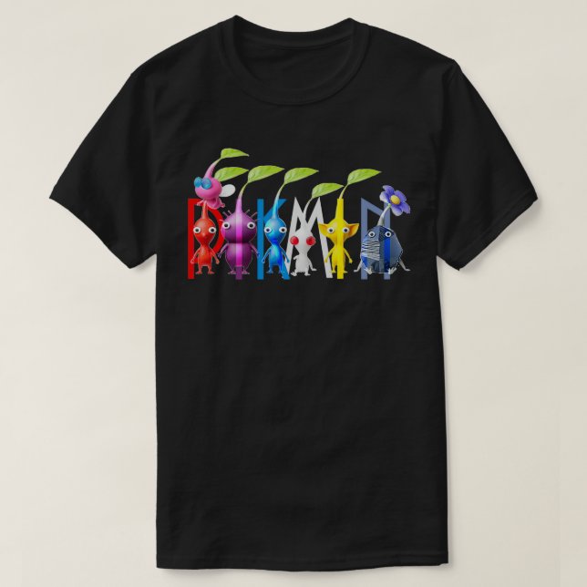 Camiseta pikmin (Frente do Design)