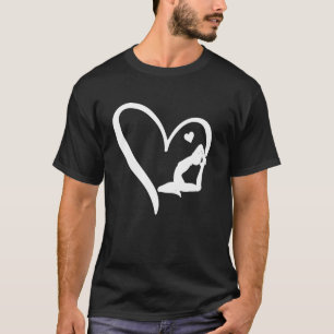 Camiseta Pilates Coração Pilates Pose Pilates Coração