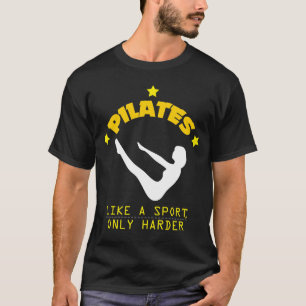 Camiseta Pilates gosta de um esporte, somente um Contrology