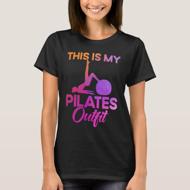 Camiseta Pilates Instructor Teacher This Is My Pilates Outf (Frente)