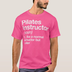 Camiseta Pilates Instrutor Definition Funny Trainer Gym Sp