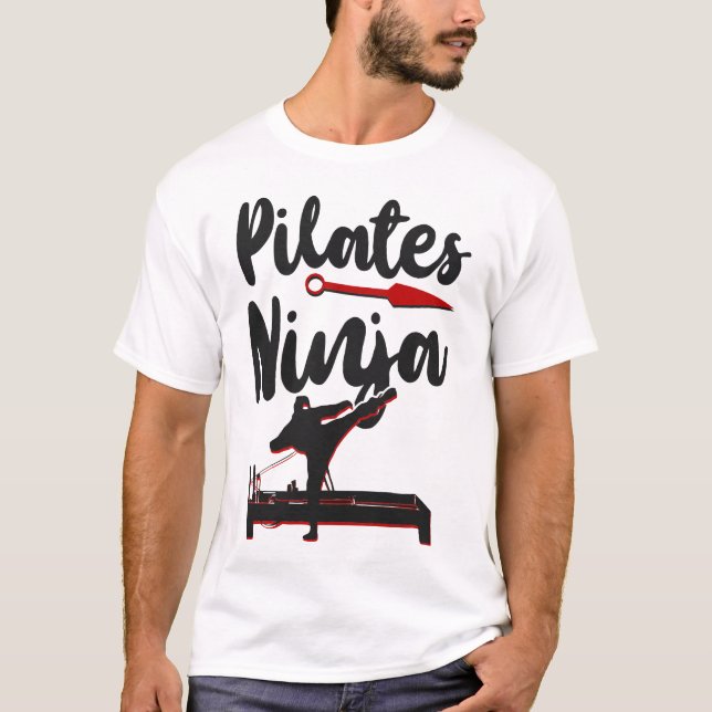 Camiseta Pilates Instrutor Pilates Ninja Ninja (Frente)
