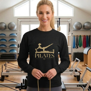 Camiseta Pilates Reformer-Gráfico Dourado
