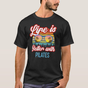 Camiseta Pilates Vintage Sunset Pilates Professor Iniciante