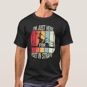 Camiseta Pilates Yoga Workout Engraçado Estou aqui apenas p