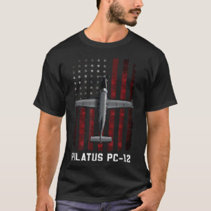 Camiseta Pilatus PC 12 Plano