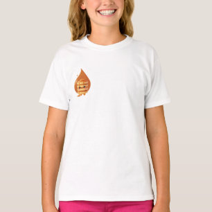 Camiseta Pilha Adorável de Panquecas Kawaii com Xarope de B