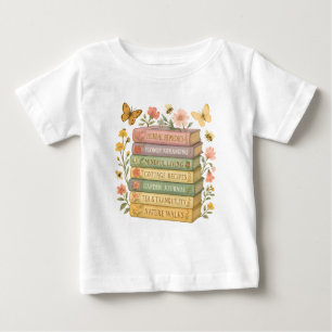Camiseta Pilha Botânica Natureza e Livro