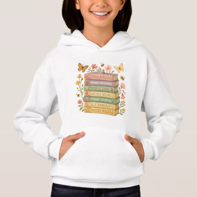 Camiseta Pilha Botânica Natureza e Livro (Frente)