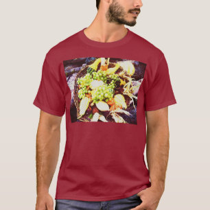 Camiseta "Pilha De Fruta" Foto Bela. Compre agora
