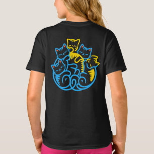 Camiseta Pilha De Gatos Gatinhos Engraçados, Pão De Gato Bo
